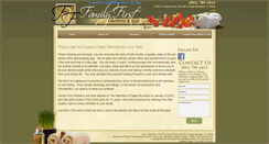 Desktop Screenshot of familyfirstdentistryandspa.com